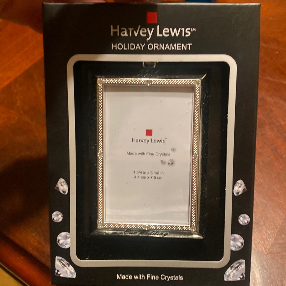 NEW Harvey Lewis 2021 holiday ornament to celebrate wedding